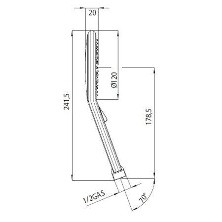 Душевой гарнитур Bossini Aqua Life C12004C.030 хром