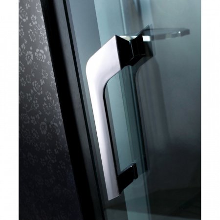 Душевая кабина Orans 89102RB 150x100x220 профиль черный, стекло прозрачное