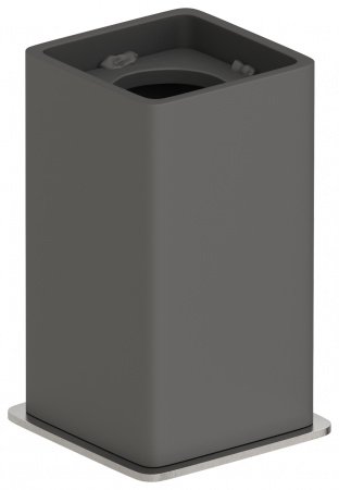 Модуль скрытого подключения Сунержа Cube 012-1527-0000 графит