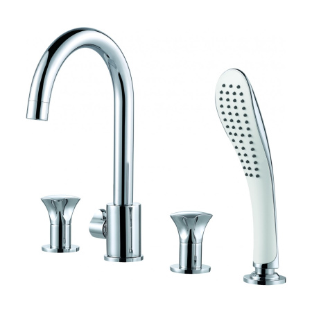 Смеситель на борт ванны D&K Hessen DA1384901, хром