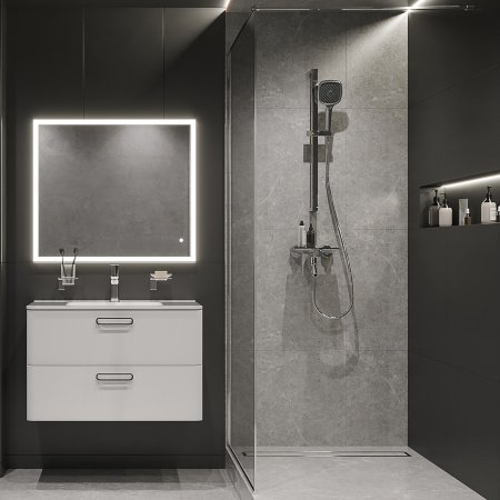 Смеситель для ванны с душем IDDIS Shelfy SHESBBTi02WA хром глянцевый