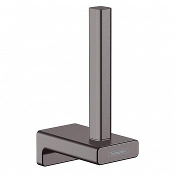 Держатель запасных рулонов Hansgrohe AddStories 41756340 черный хром шлифованный