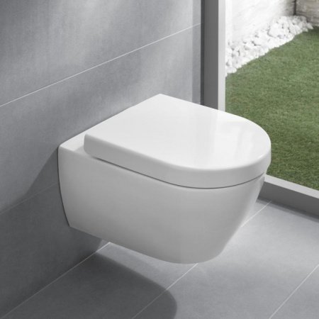 Унитаз Villeroy&Boch Subway 2.0 Rimless 5614R001 подвесной Белый альпин без сиденья