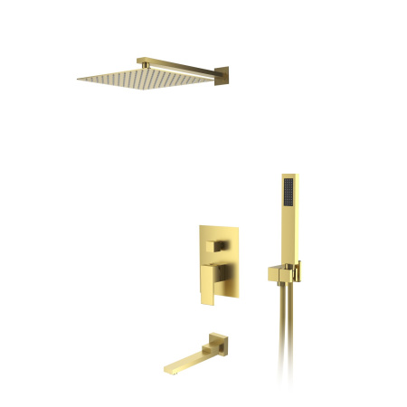 Душевая система встраиваемая D&K Bayern.Liszt DA1515607A04, матовое золото