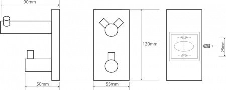 Крючок Bemeta Beta 132405222 Хром