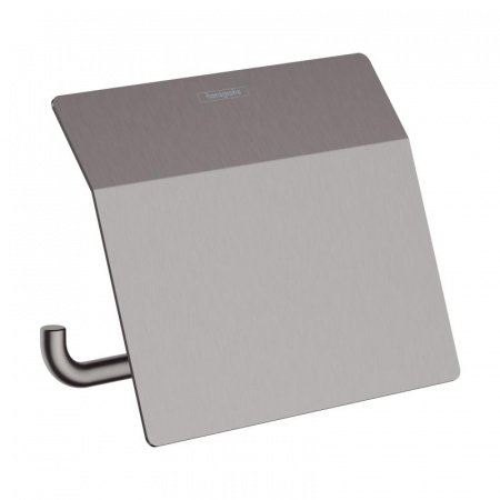 Держатель для туалетной бумаги Hansgrohe AddStories 41753340 черный хром шлифованный