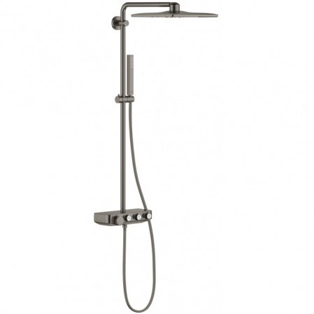 Душевая стойка Grohe Euphoria SmartControl System Cube 26508AL0 темный графит матовый