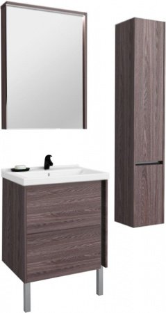 Тумба под раковину Акватон Стоун 60 подвесная 1A231401SXC80 Грецкий орех