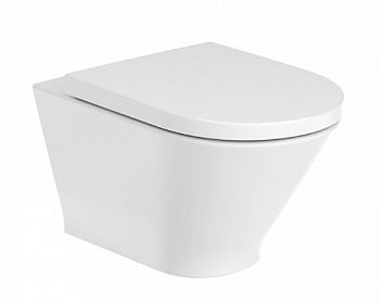 Унитаз подвесной безободковый Roca Gap Round 3460NL000 без сиденья