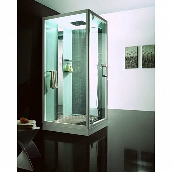Душевая кабина Orans 89101LW 100x100x220 профиль белый, стекло прозрачное