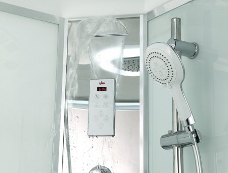 Душевая кабина Timo Comfort T-8880 C 80x80x220 профиль хром глянцевый, стекло прозрачное