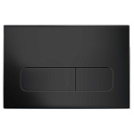 Кнопка смыва для унитазов Vincea VFP-002MB черный матовый