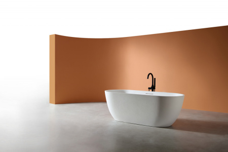 Ванна из искусственного камня ABBER Frankfurt AM9941 белый матовый