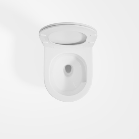 Унитаз подвесной безободковый Vincea Evo VT1-34ST белый, с сиденьем микролифт