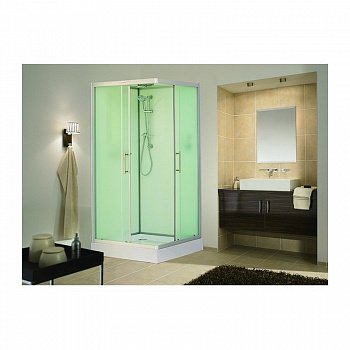 Душевая кабина Esbano ESKB90CKR 90x90x210см, профиль хром матовый, стекло рифленое