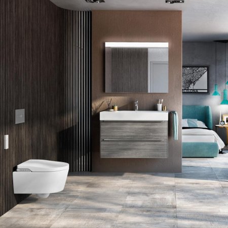 Унитаз биде Roca Inspira 803060001 подвесной с сиденьем Микролифт