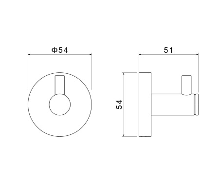 Крючок Aquatek Европа AQ4101CR хром