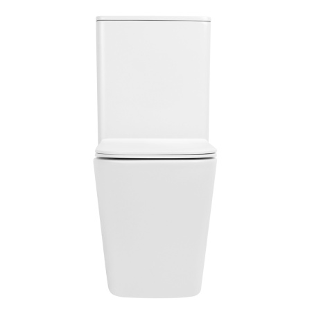 Унитаз ABBER Rechteck AC1210MW компакт белый матовый, безободковый