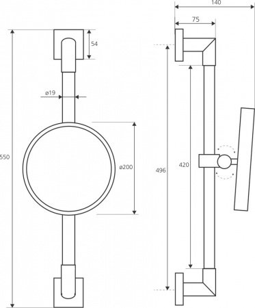 Косметическое зеркало Bemeta Beta 132201172 Хром