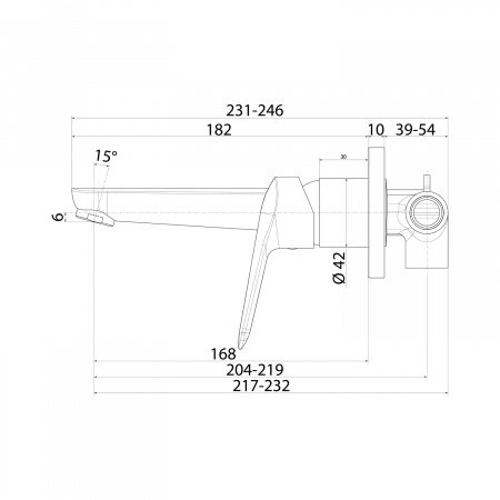 Смеситель для раковины IDDIS Torr TORSB00i65 хром глянцевый