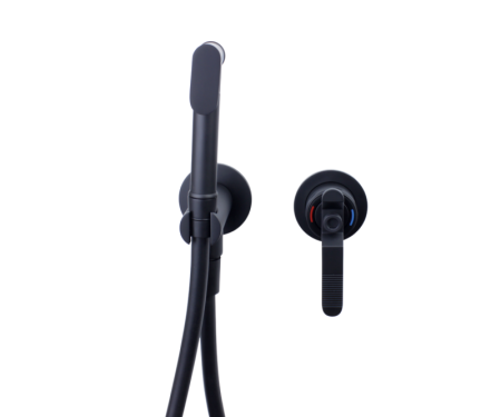 Гигиенический душ со смесителем Bronze de Luxe 1760'S 3253SB, черный