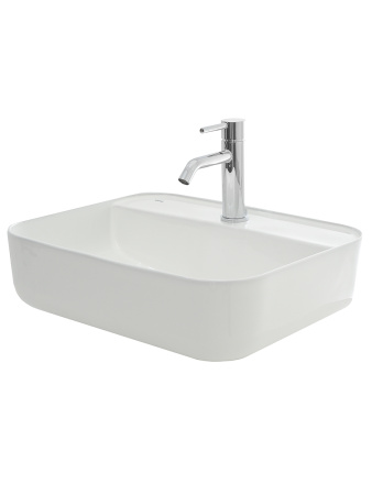 Раковина накладная 50.5см AQUAme AQM5001 белый