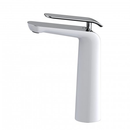 Смеситель для раковины Timo Olivia 3211/00-16F хром;белый глянцевый