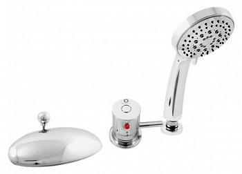 Смеситель на борт ванны Rav Slezak Dunaj Termostat DT270.5S хром