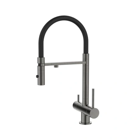 Смеситель для кухни IDDIS Ace ACEGMFFi05 графит