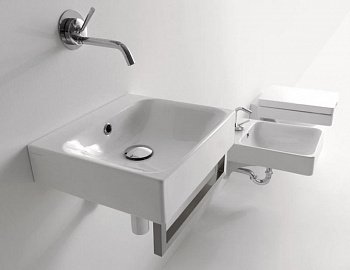 Раковина подвесная 40см Kerasan Cento 353901*0 белый