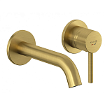 Смеситель для раковины Kludi Bozz 38244N076 золото матовое