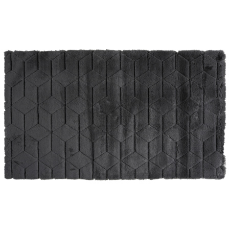 Коврик для ванной 1-ый Fixsen DIAMONT, FX-9050V, графит, 70х120 см