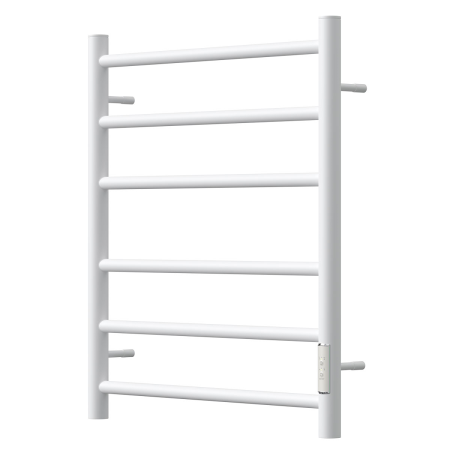 Полотенцесушитель электрический Point PN10846W П6 400x600 диммер справа, белый матовый