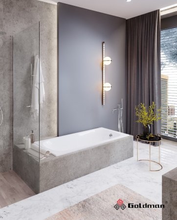 Чугунная ванна Goldman Classic 180х80