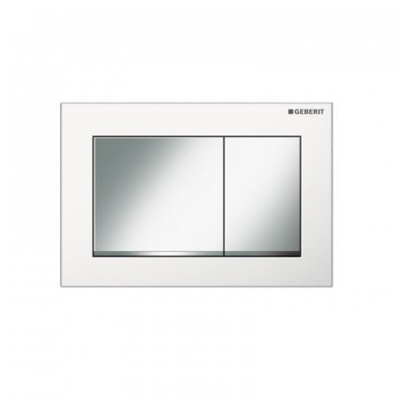 Кнопка смыва Geberit Omega 30 115.080.KL.1 белый/хром матовый