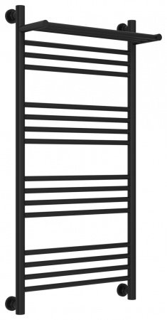 Полотенцесушитель водяной Сунержа Богема с полкой+ 100х50 черный матовый