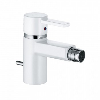 Смеситель для биде Kludi Zenta  385309175 хром/белый