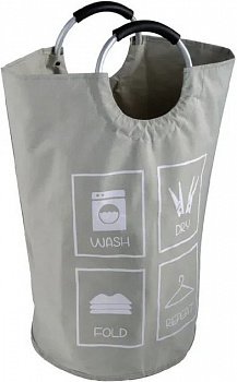 Корзина для белья Fixsen FX-1011 Серая