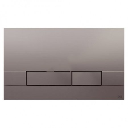 Кнопка смыва для унитазов OLI Pure 148302 хром матовый