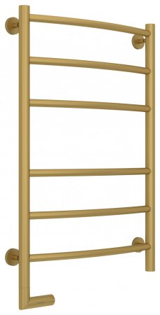 Полотенцесушитель электрический Сунержа Галант 2.0 80х50 золото матовое, подключение правое