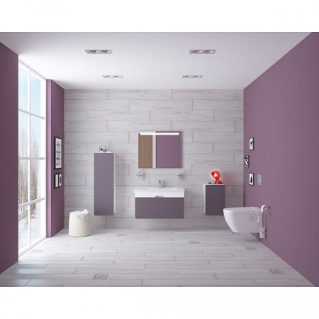 Шкаф-пенал Vitra D-Light 36 подвесной L Белый матовый