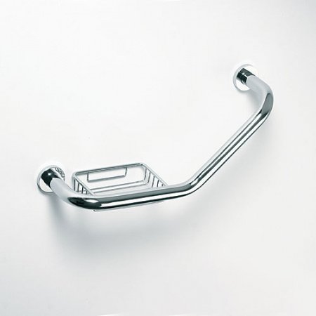 Поручень с мыльницей Bemeta Omega 102307032 Хром