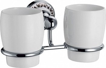 Стакан для зубных щеток Fixsen Bogema FX-78507 Хром Белый