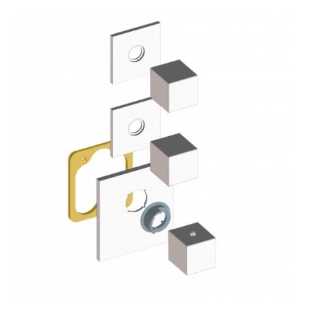 Термостат для душа на 2-3 потребителя Bossini Outlets Z032203.030 хром