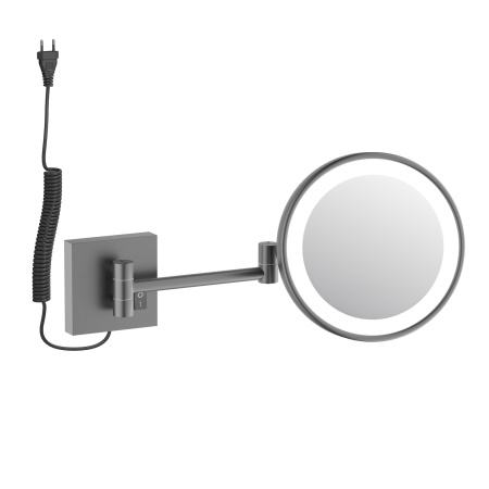 Косметическое зеркало с подсветкой Timo Luiro 18474/18 черное золото