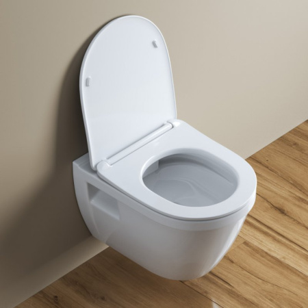 Унитаз подвесной BelBagno Loto BB070CHR/SC с сиденьем микролифт