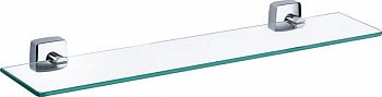 Стеклянная полка Fixsen Kvadro FX-61303 Хром