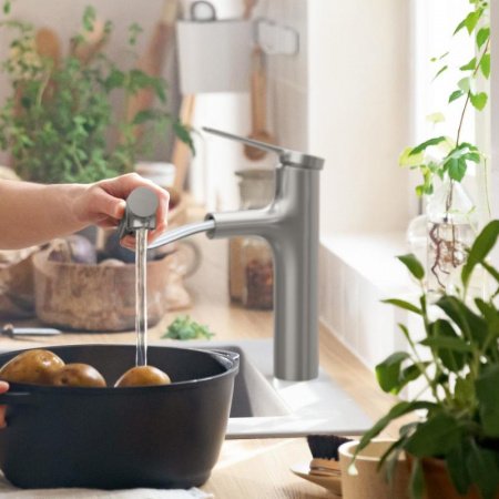 Смеситель для кухни Hansgrohe Zesis M33 74801800 нержавеющая сталь