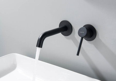 Смеситель для раковины Aquatek Европа AQ1313MB черный матовый