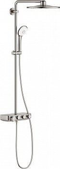 Душевая стойка Grohe Euphoria SmartControl System 310 Duo 26507DC0 с термостатом, суперсталь